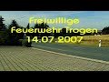 Feuerwehr Trogen Übung in Gattendorf