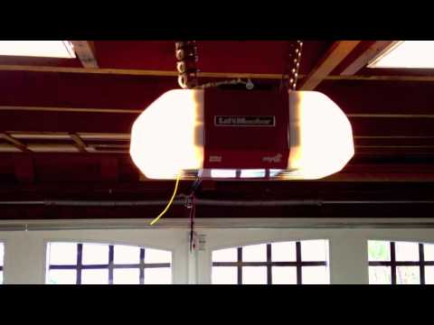 how to quiet a garage door opener