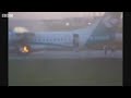 plane fire at munich airport
