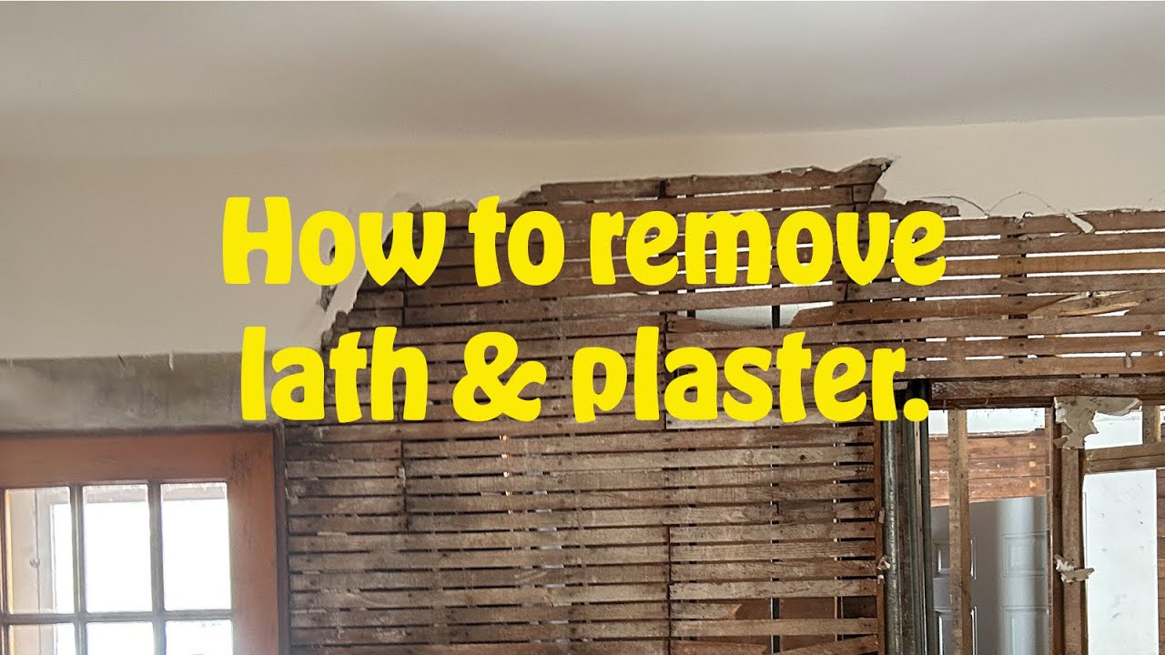 How to remove lath and plaster during an old house remodel #shorts