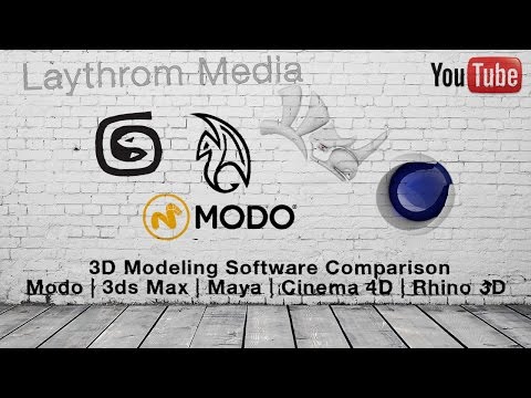 3D Software - Modo vs 3DS Max vs Maya vs Cinema 4D vs Rhino 3D