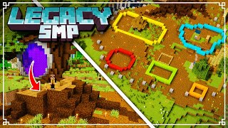 Legacy SMP - Planning my FANTASY Base & Tree Stump CHURCH! (Minecraft 1.16 Survival Multiplayer)