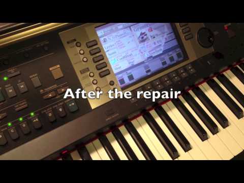 how to repair yamaha clavinova