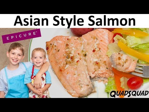 Asian Style Salmon Recipe - Epicure - Kitchen Adventures with Ethan