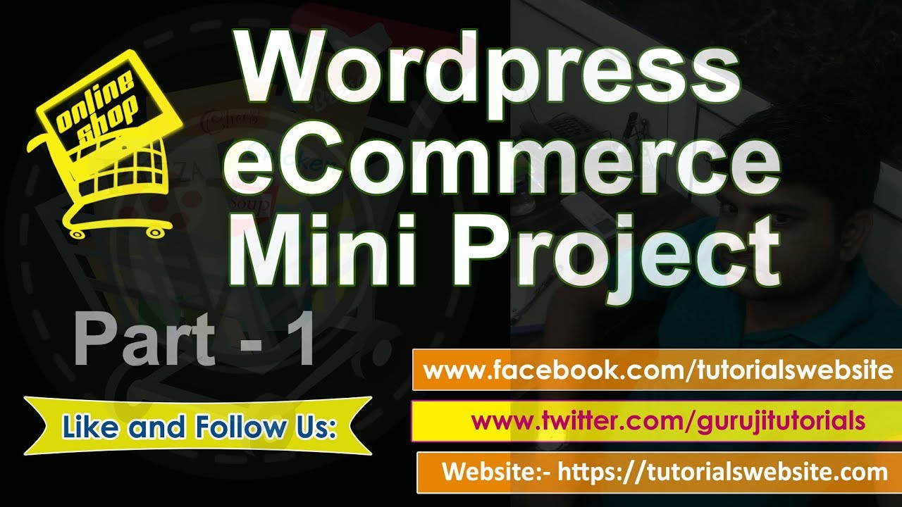 WordPress E commerce Mini Project  tutorialswebsite
