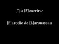 [T]u [P]ourriras