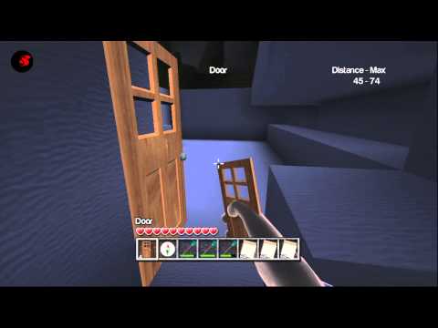 how to build a door in castle miner z