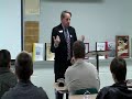 billy harper speaks to a high school government class at ballard memorial high school