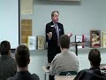 billy harper speaks to a high school government class at ballard memorial high school