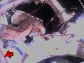 Raw Video: Astronauts Take Part in Spacewalk