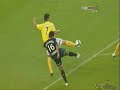 Carlos Hernandez kicks John Hutchinson right in the GONADS, BALLS, TESTES etc etc. Melbourne Victory vs Central Coast Mariners 2009/10 After that hit, I wonder if he can have kids anymore..... CREDIT to NostroKeeper for the footage. www.youtube.com