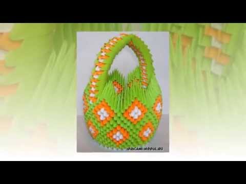 Модульные оригами в ютубе