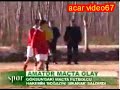 Amatör maçta hakeme yumruk Amatör maçta hakeme yumruk