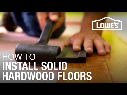how to fit solid oak flooring