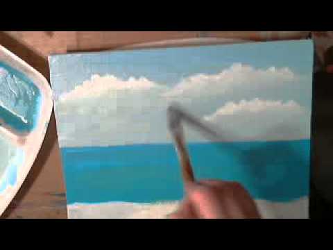 how to paint w acrylics