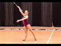 Me twirling at a competition