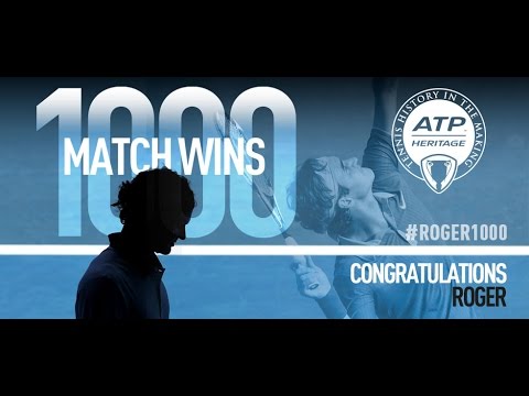 roger - Roger Federer becomes the third player in the Open Era to record 1000 match wins. Only Jimmy Connors and Ivan Lendl have won more matches.