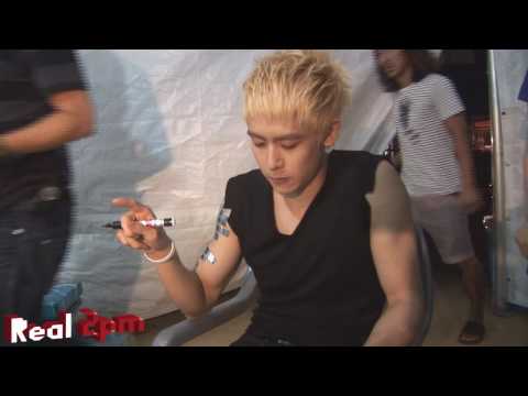 Real 2PM First concert backstage