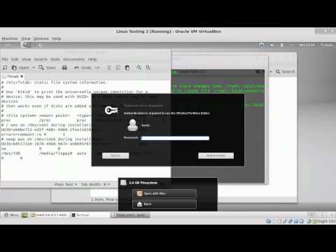 how to repair fstab ubuntu