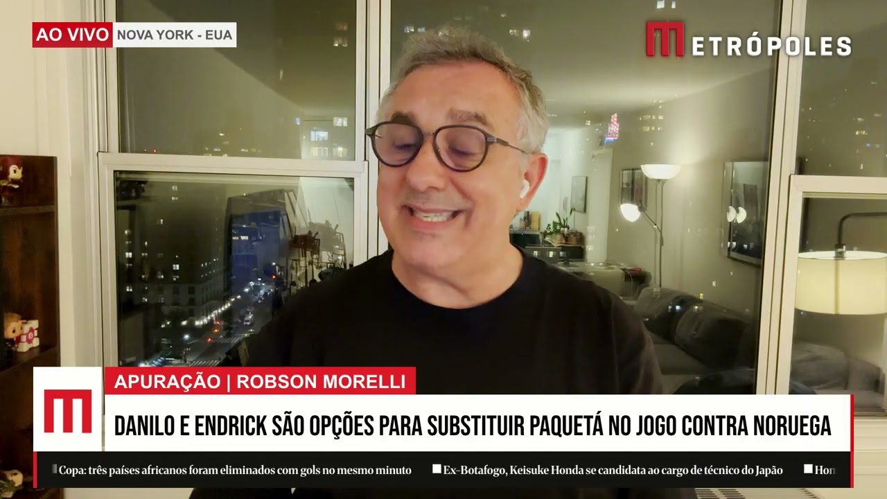 Morelli comenta Paquetá, Haaland e Brasil favorito contra a Noruega