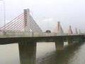 The Old & New Bally bridges on river hooghly.