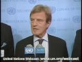 maximsnewsnetwork: 24 september 2009 - untv: united nations media stakeout: mr ban ki-moon, mr bernard kouchner, mr ta�b fassi-fihri, mr michael douglas hold a press point following the opening session of the conference on facilitating the entry into force of the comprehensive nuclear-test-ban treaty at united nations headquarters in new york city. maximsnewsnetwork: news network for the united nations and the international community. see: www.maximsnews.com. 