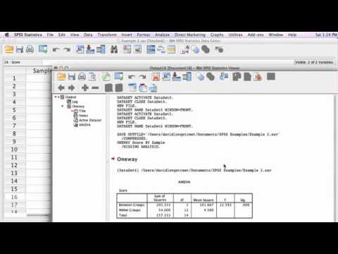 how to perform f test in spss