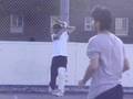praticing with broz