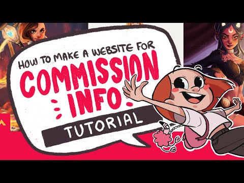 🎓 How to Build a Website for COMMISSION INFO