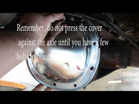 How to fix a leaking differential cover on a G.M. vehicle