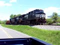 Driving beside Norfolk Southern 923 Driving beside Norfolk Southern 923