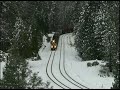 westbound past work gang in the snow westbound past work gang in the snow