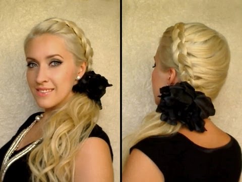 party hairstyle - I'm wearing Glam Time clip in hair extensions http://www.GlamTimeHair.com and I talk about them in detail in http://www.youtube.com/user/lilithedarkmoon?feat...