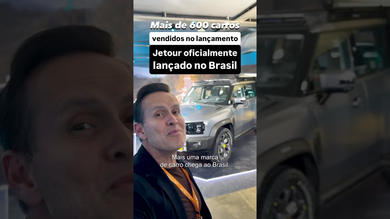 Jetour oficialmente lançado no Brasil