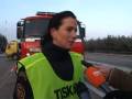 videos de Z havarovaného vozidla utekla na dálnici prasata