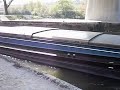 Die Noorderlicht in Frickenhausen am Main beim ausfahren aus der Schleuse