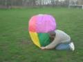tissue paper hot air balloon