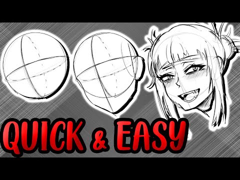 video-linktoworks-Draw Anime HEADS from imagination - EASY first step,...
