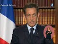 Voeux de Nicolas Sarkozy 2009 Voeux de Nicolas Sarkozy 2009