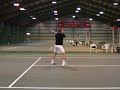 Nicholas Bjerke Tennis video