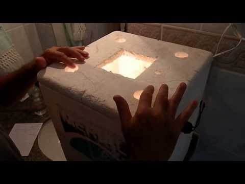 chocadeira simples e rustica sem termostato / egg incubator simple homemade