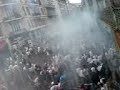 Cortège d'environ 2000 ultras defilant dans les rues de Nice