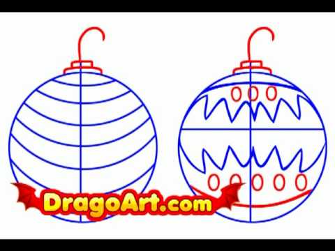 how to draw ornaments
