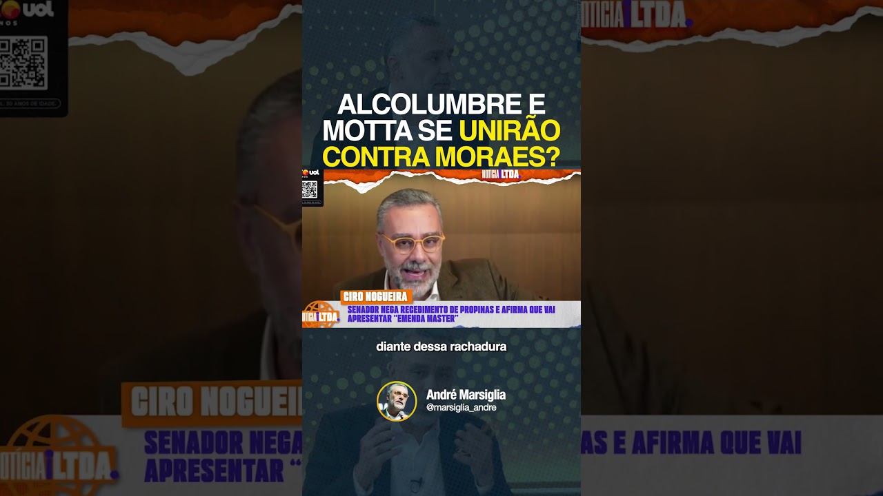 🚨 ALCOLUMBRE E MOTTA SE UNIRÃO CONTRA MORAES