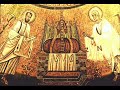 old roman chant. saints paul and peter. arian baptistry, ravenna.