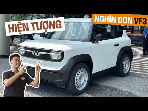Xem trước VinFast VF 3 bản nghiên cứu, thử nghiệm và người từ m65 tới m8 ngồi vào sẽ như thế nào?