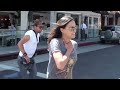 thursday, may 2, 2013 - michelle rodriguez talks about her recent projects while walking through beverly hills, ca. when asked when she is going to do latin ...