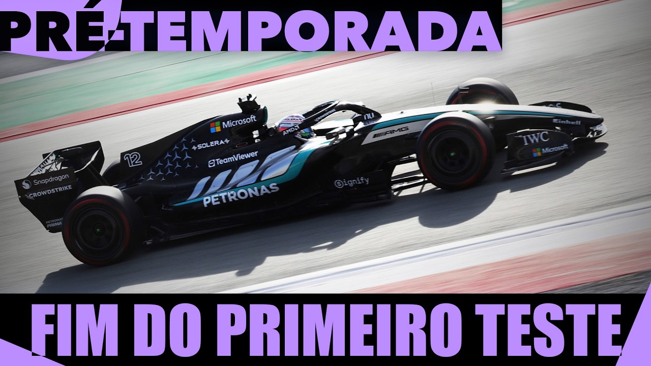 MERCEDES DOMINA pré-temporada da F1; Verstappen DISPARA contra NOVO CARRO, analisando BORTOLETO e +