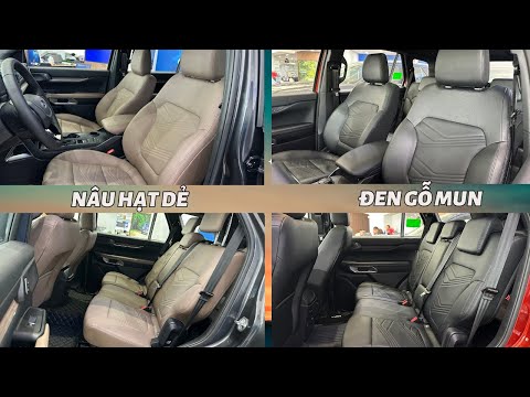 SO SÁNH CHI TIẾT NỘI THẤT NÂU HẠT DẺ VÀ ĐEN GỖ MUN TRÊN FORD EVEREST 2023 |0973.334.876 TẤN DUY|