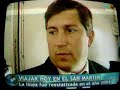 Informe de como se viaja en el San Mart�n en Telefe Noticias